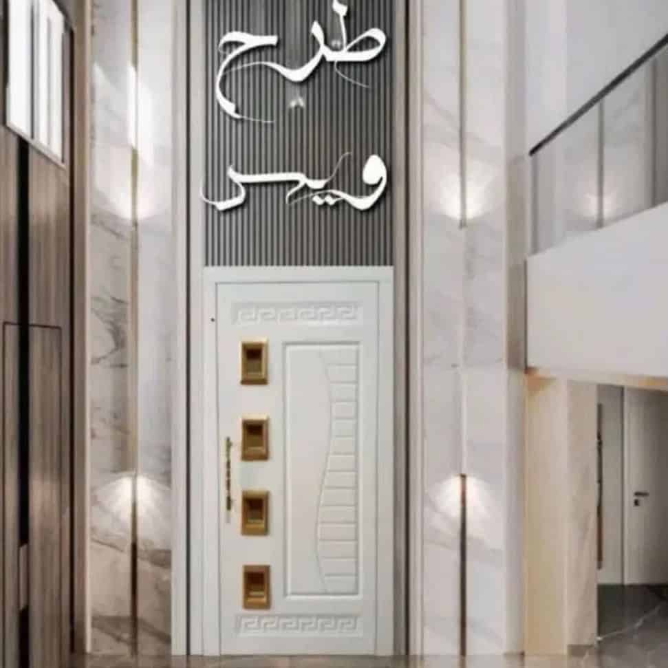 درب آسانسور لولایی طرح ویس