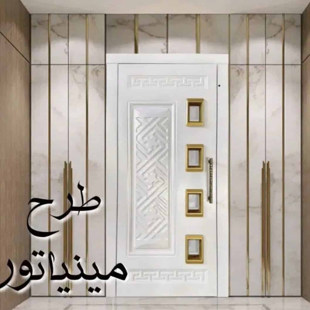 درب آسانسور لولایی طرح مینیاتور